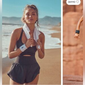 Free People Righteous Onesie Black XS